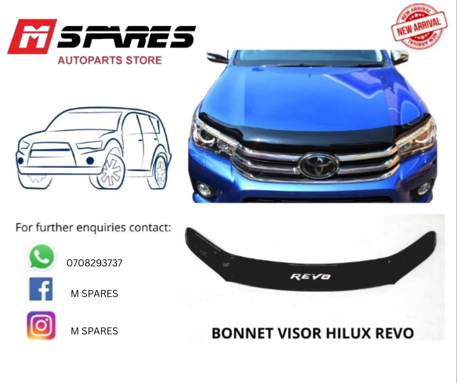 BONNET VISOR HILUX REVO!